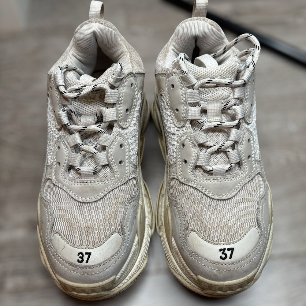 Balenciaga Chunky White Sneakers
